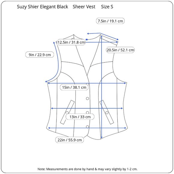 SOLD | Elegant & Sheer Suzy Shier Lace Vest - Picture 14 of 14